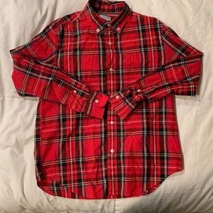 Crewcuts Plaid Button Down Size 12